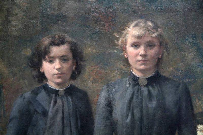 Theo Van Rysselberghe The Sisters of the Painter Schlobach oil painting image
